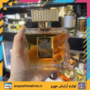 ALFA MONTE QUEEN-edp-Mahroo Cosmetics-ادکلن آلفا مونته زنانه-لوازم آرایش اورجینال مهرو-سایت تبلیغاتی میز آرایش