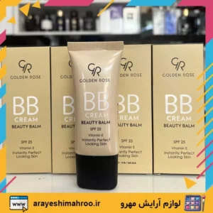 Golden Rose BB Cream-Mahroo Cosmetics-بی بی کرم گلدن رز-لوازم آرایش اورجینال مهرو-سایت تبلیغاتی میز آرایش